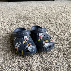 Mickey Mouse navy blue crocs
